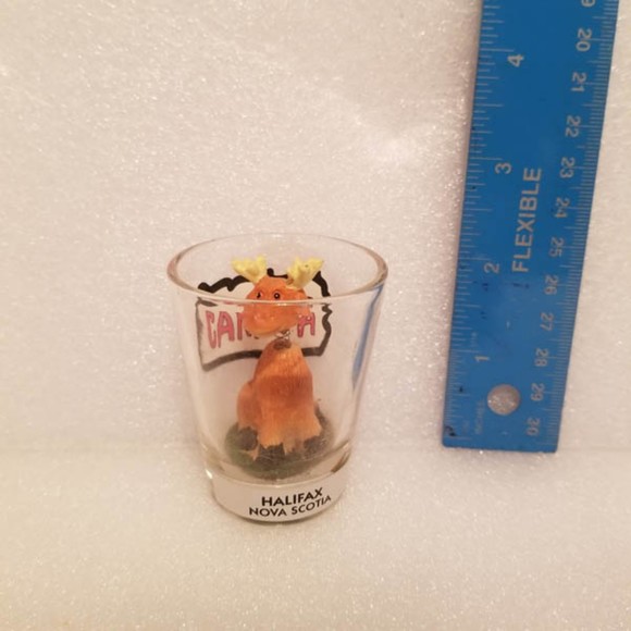 Halifax NS Moose bobblehead shot glass - Picture 5 of 6